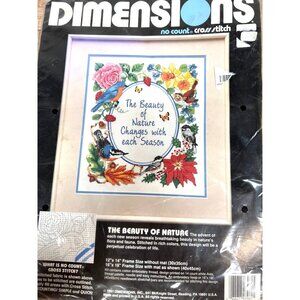 Dimensions No Count Cross Stitch Kit "The Beauty Of Nature" 3961
